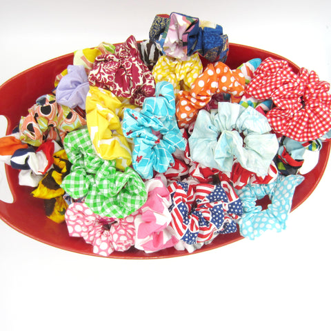 Printed Fabric Scrunchies - Over 50 Prints to Choose From