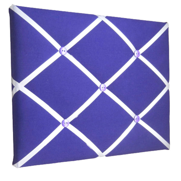 11"x14" Memory Board or Bow Holder-Purple & Silver