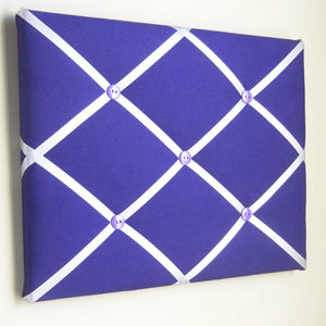 11"x14" Memory Board or Bow Holder-Purple & Silver