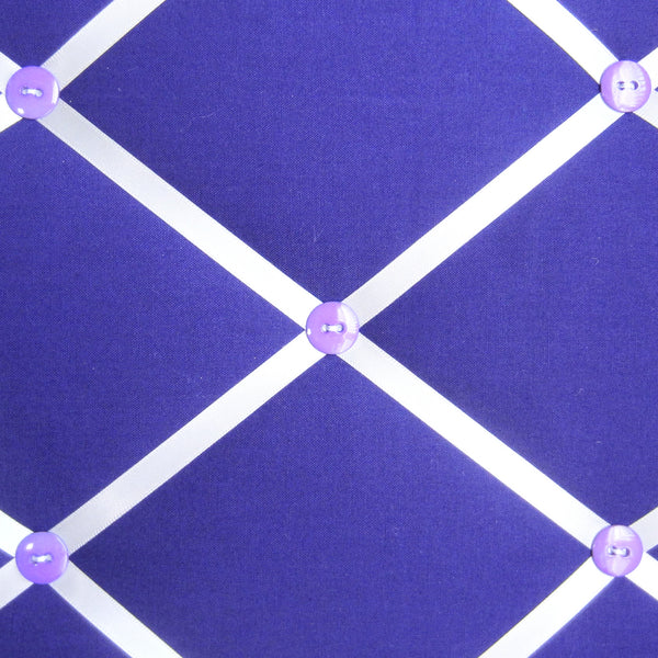 11"x14" Memory Board or Bow Holder-Purple & Silver
