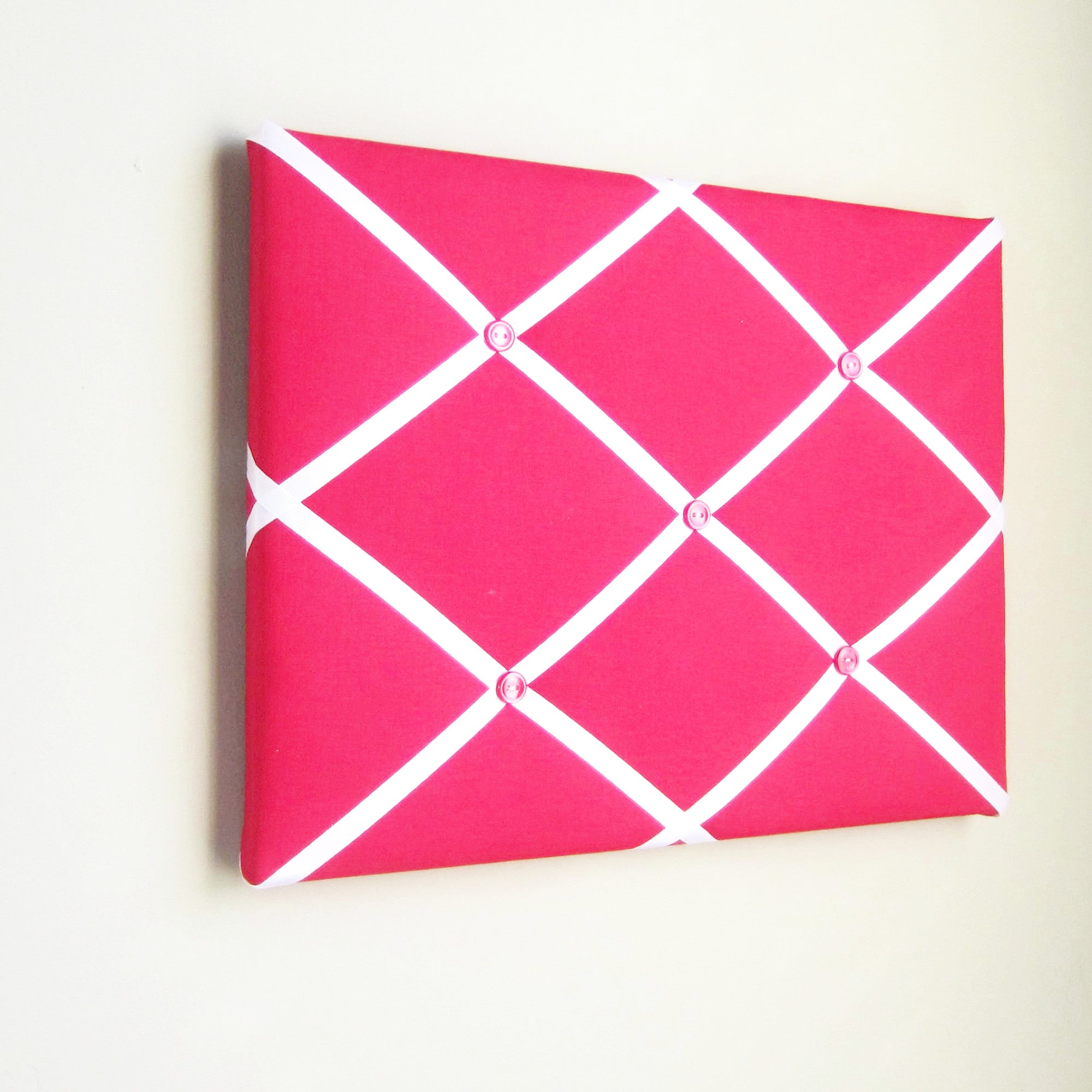 11"x14" Memory Board or Bow Holder-Red & White