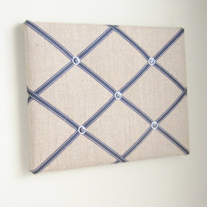 11"x14"  Memory Board or Bow Holder-Burlap & Black