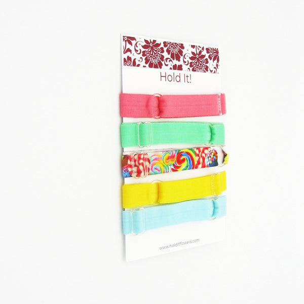 Choose from 2 Sets Adjustable Elastic Headband-Candyland - Hold It!