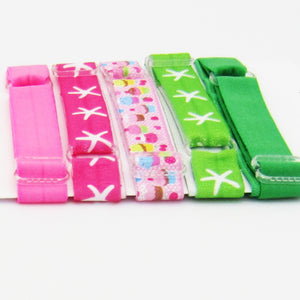 Cupcake Set of 5 Adjustable Elastic Headbands