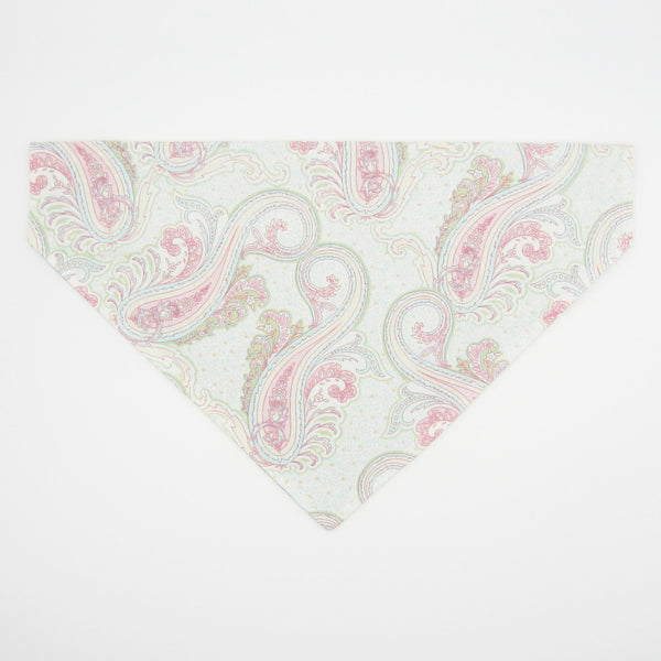 Pastel Paisley Pet Bandana- Fits Over Collar 4 Sizes Available