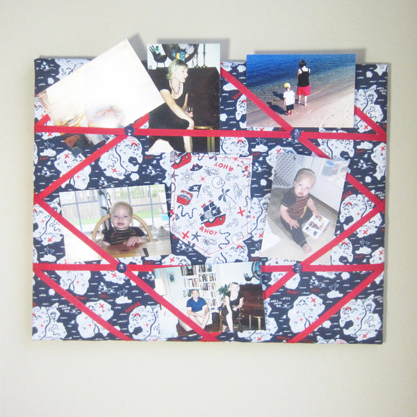 16"x20"  Memory Board or Bow Holder-Pirate Islands w/Pocket