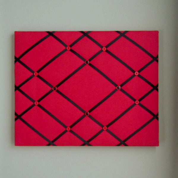 16"x20" Memory Board or Bow Holder-Red & Black - Hold It!