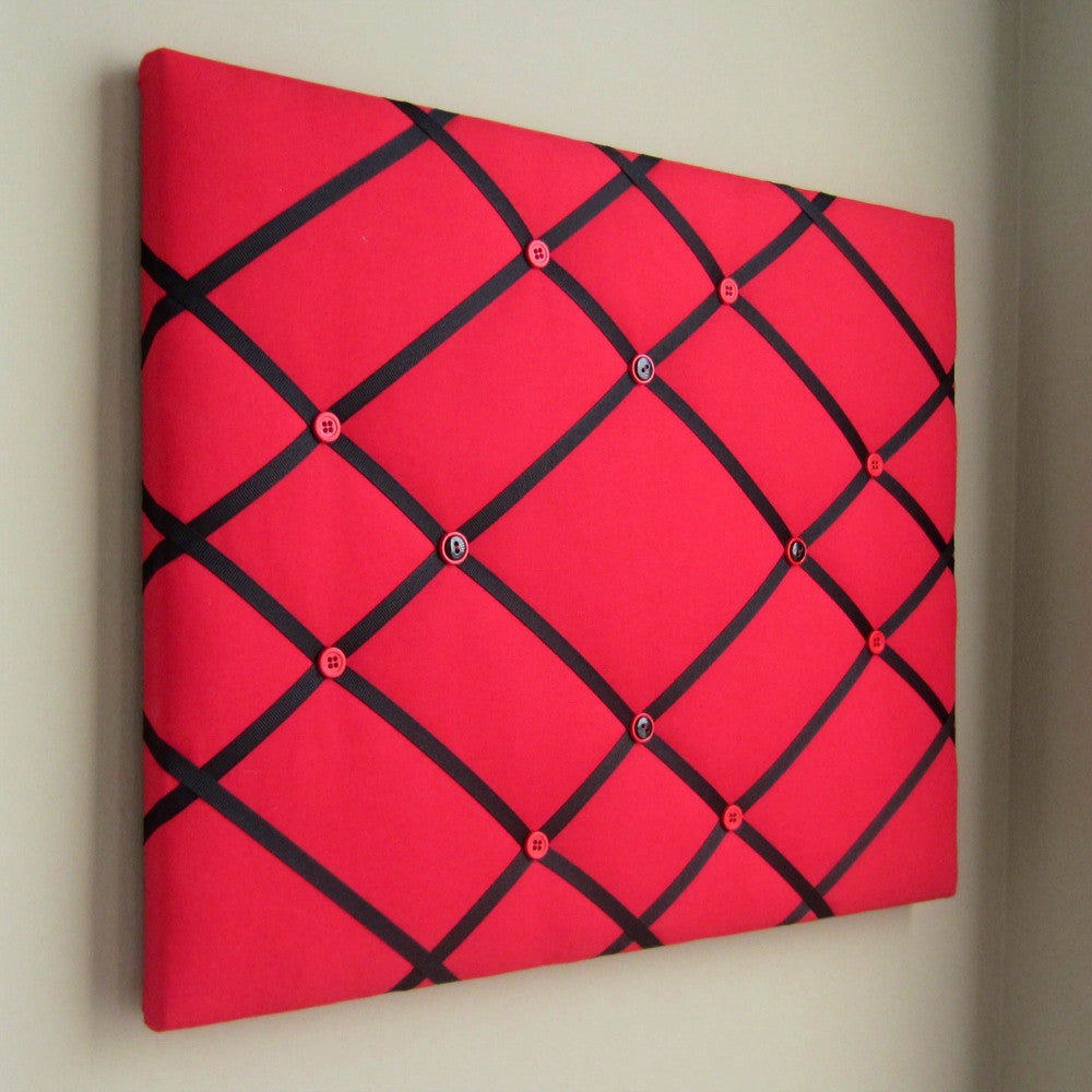 16"x20" Memory Board or Bow Holder-Red & Black - Hold It!