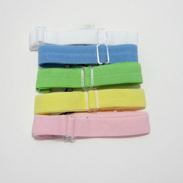 Adjustable Elastic Headband-Set of 5 Pastels - Hold It!