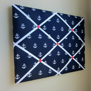 16"x20" Memory Board or Bow Holder-Navy Anchor - Hold It!