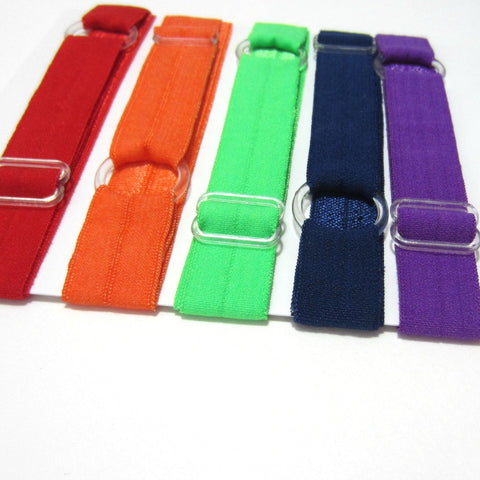 Adjustable Elastic Headband-Set of 5 Brights - Hold It!