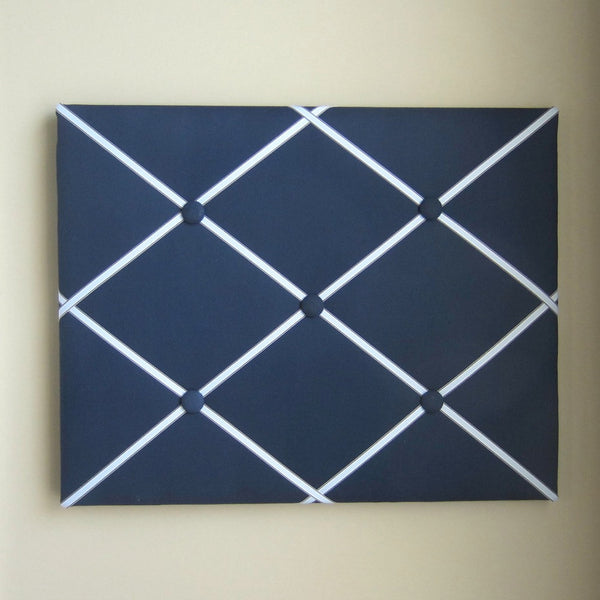 16"x20" Memory Board or Bow Holder-Navy Blue & Light Blue - Hold It!