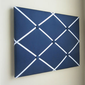 16"x20" Memory Board or Bow Holder-Navy Blue & Light Blue - Hold It!