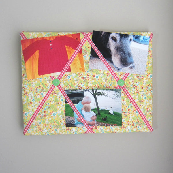 x11"x14" Memory Board or Bow Holder-Yellow Sunflower - Hold It!