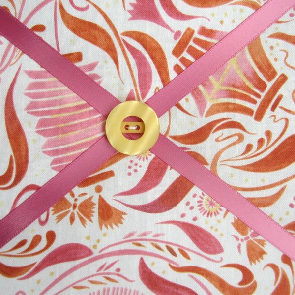 16"x20" Memory Board or Bow Holder-Pink Paper Lantern - Hold It!