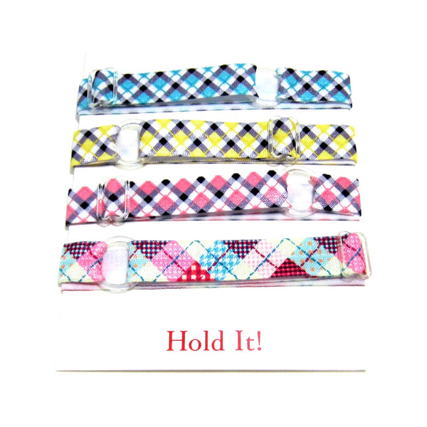 Tartan Plaid You Pick Individual Adjustable Headband For Babies, Toddlers, Women - Hold It!