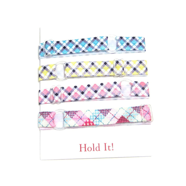 Tartan Plaid You Pick Individual Adjustable Headband For Babies, Toddlers, Women - Hold It!