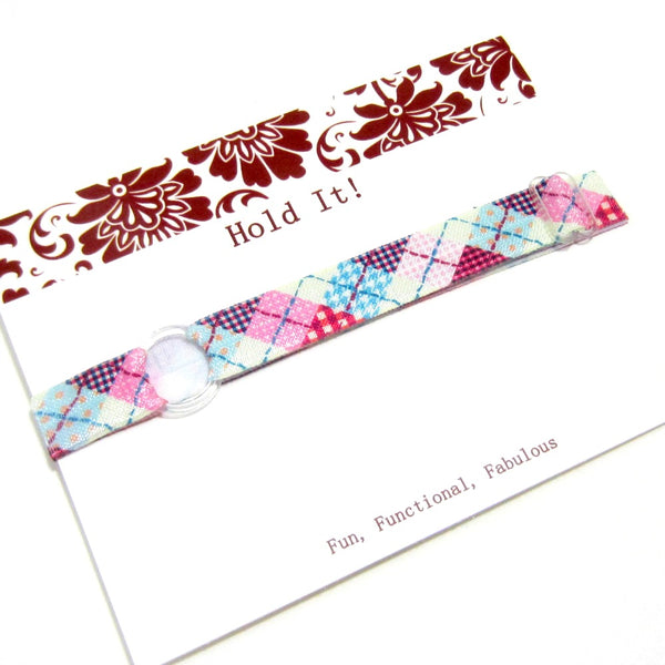 Tartan Plaid You Pick Individual Adjustable Headband For Babies, Toddlers, Women - Hold It!