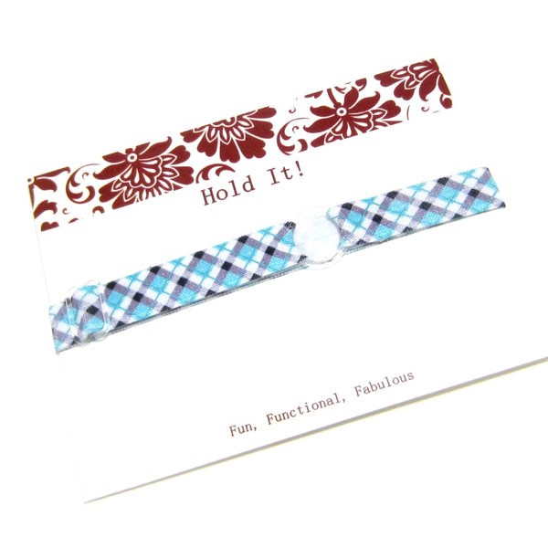 Tartan Plaid You Pick Individual Adjustable Headband For Babies, Toddlers, Women - Hold It!