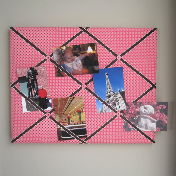 16"x20" Memory Board or Bow Holder-Daisy Bloom Pink - Hold It!