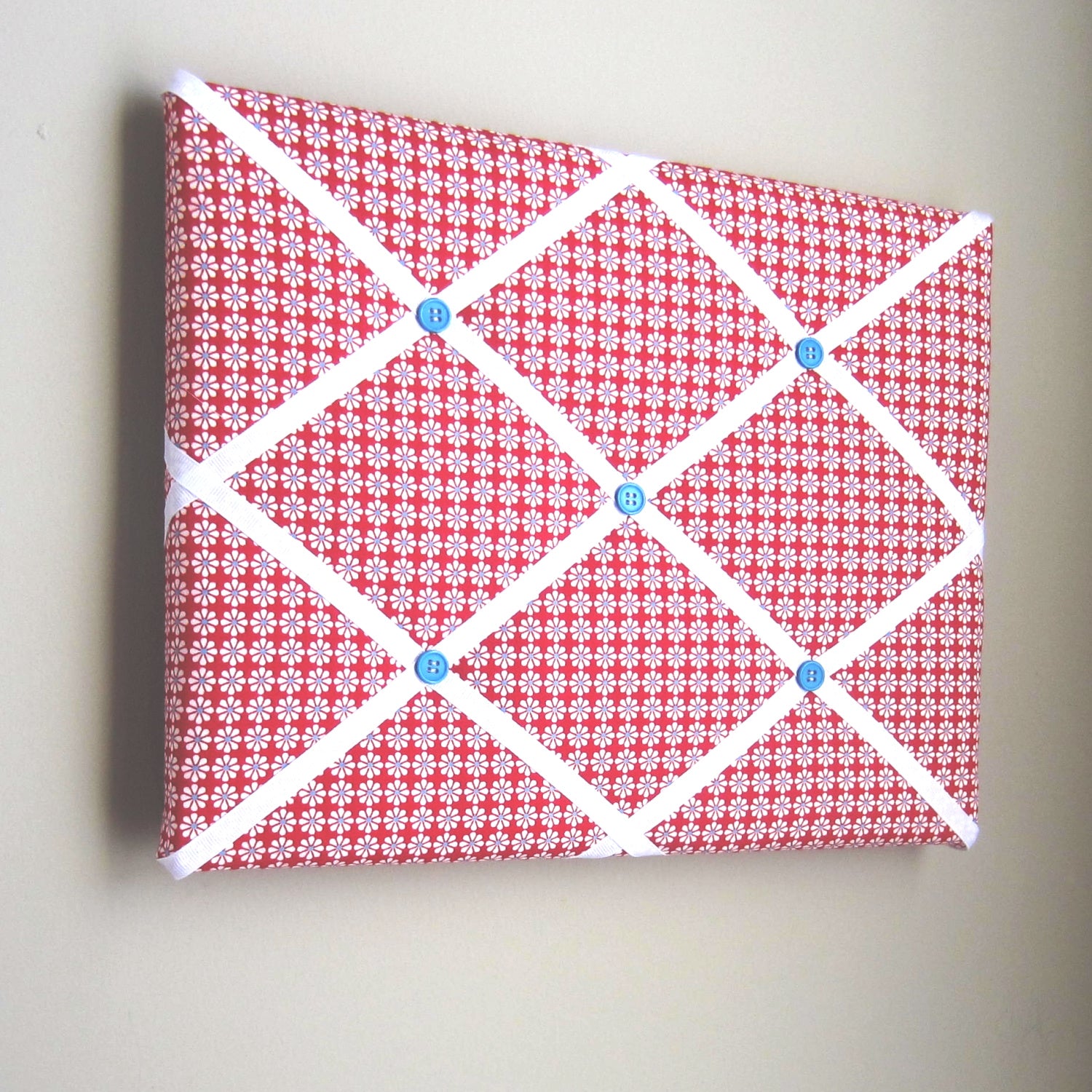 11"x14"  Memory Board or Bow Holder-Daisy Bloom Red - Hold It!