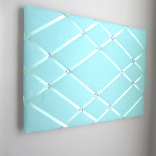 16"x20" Memory Board or Bow Holder-Aloe & Mint Green - Hold It!
