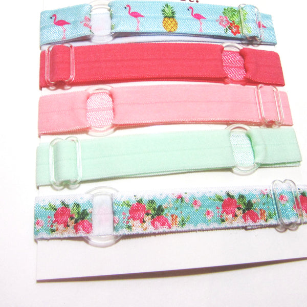 Set of 5 Adjustable Headbands - Spring Pineapple - Hold It!