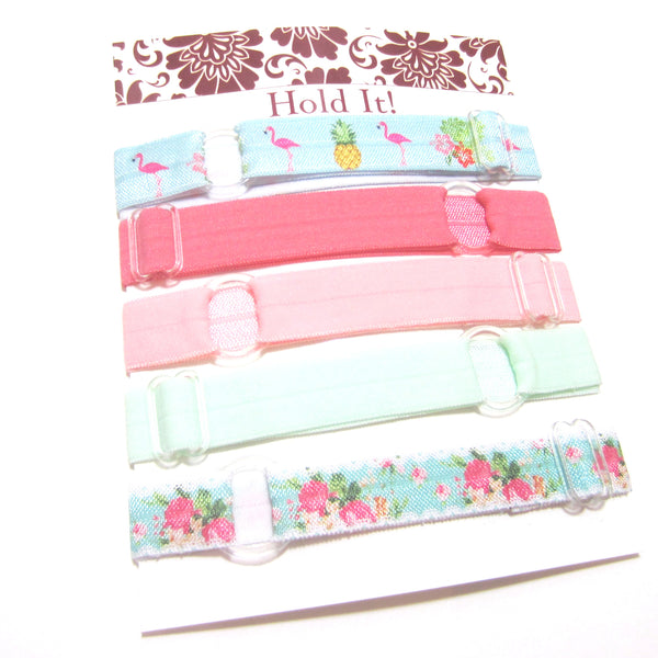 Set of 5 Adjustable Headbands - Spring Pineapple - Hold It!