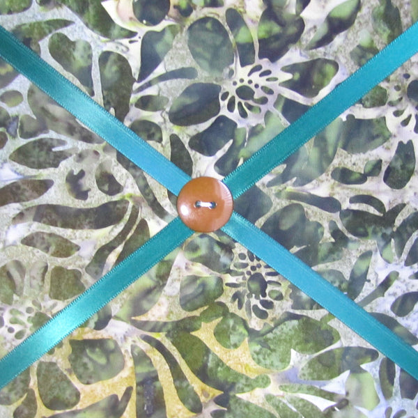 Zinnia Earth Batik Memory Board or Bow Holder-2 Sizes