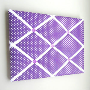 11"x14" Memory Board or Bow Holder-Purple Mini Dot - Hold It!