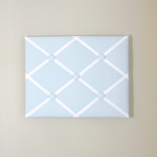11"x14"  Memory Board or Bow Holder-Light Blue & White