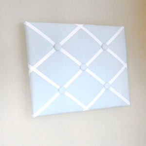 11"x14"  Memory Board or Bow Holder-Light Blue & White
