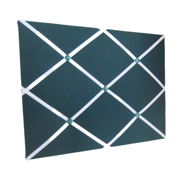 16"x20" Memory Board or Bow Holder-Hunter Green & White