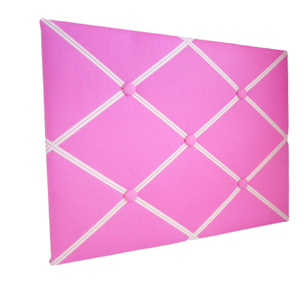 16"x20"  Hot Pink Memory Board or Bow Holder-You Choose Ribbon Color