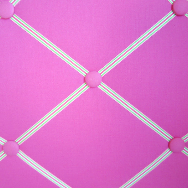 16"x20"  Hot Pink Memory Board or Bow Holder-You Choose Ribbon Color