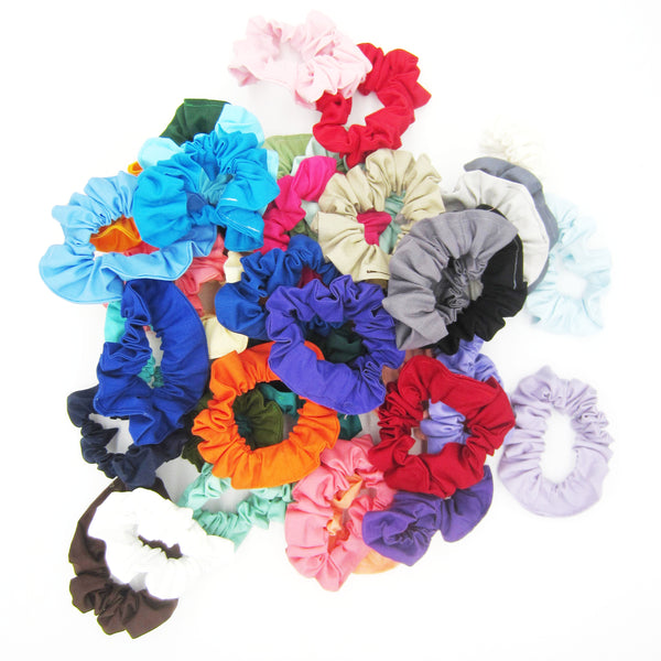 Solid Scrunchies - Over 30 Colors to Choose From