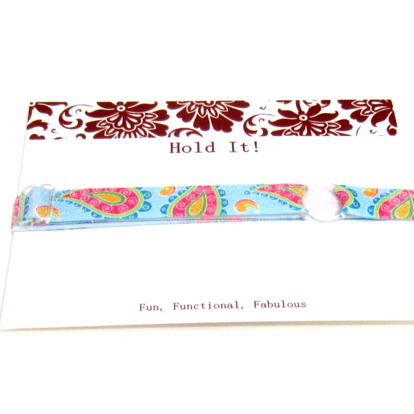 Floral-Individual Adjustable Headband -Choose Your Own Colors! - Hold It!