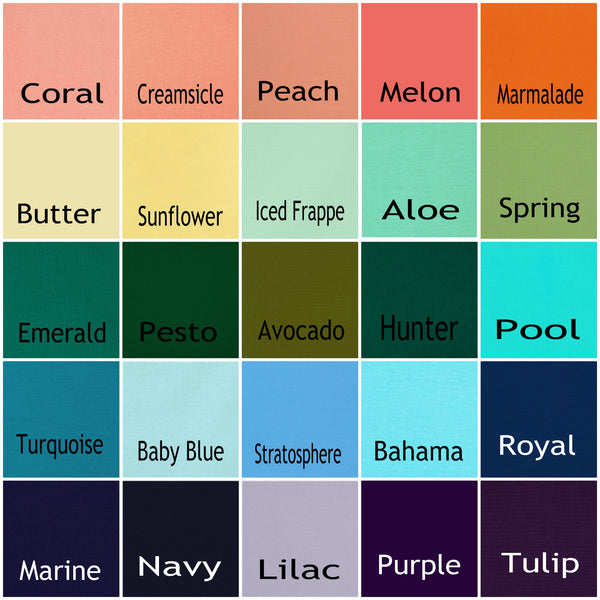 Solid Scrunchies - Over 30 Colors to Choose From