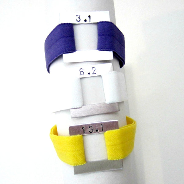 Distance Bracelet - Solid Colors - Pick Your Distance and Color! - Hold It!