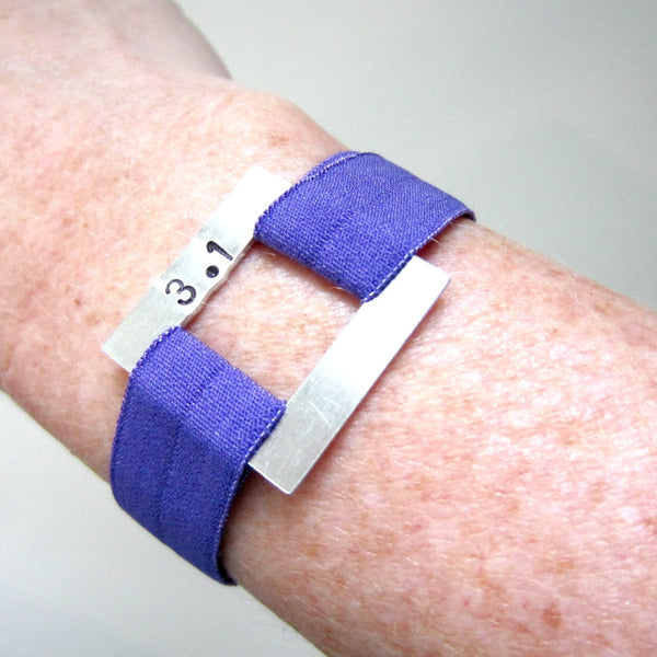 Distance Bracelet - Solid Colors - Pick Your Distance and Color! - Hold It!
