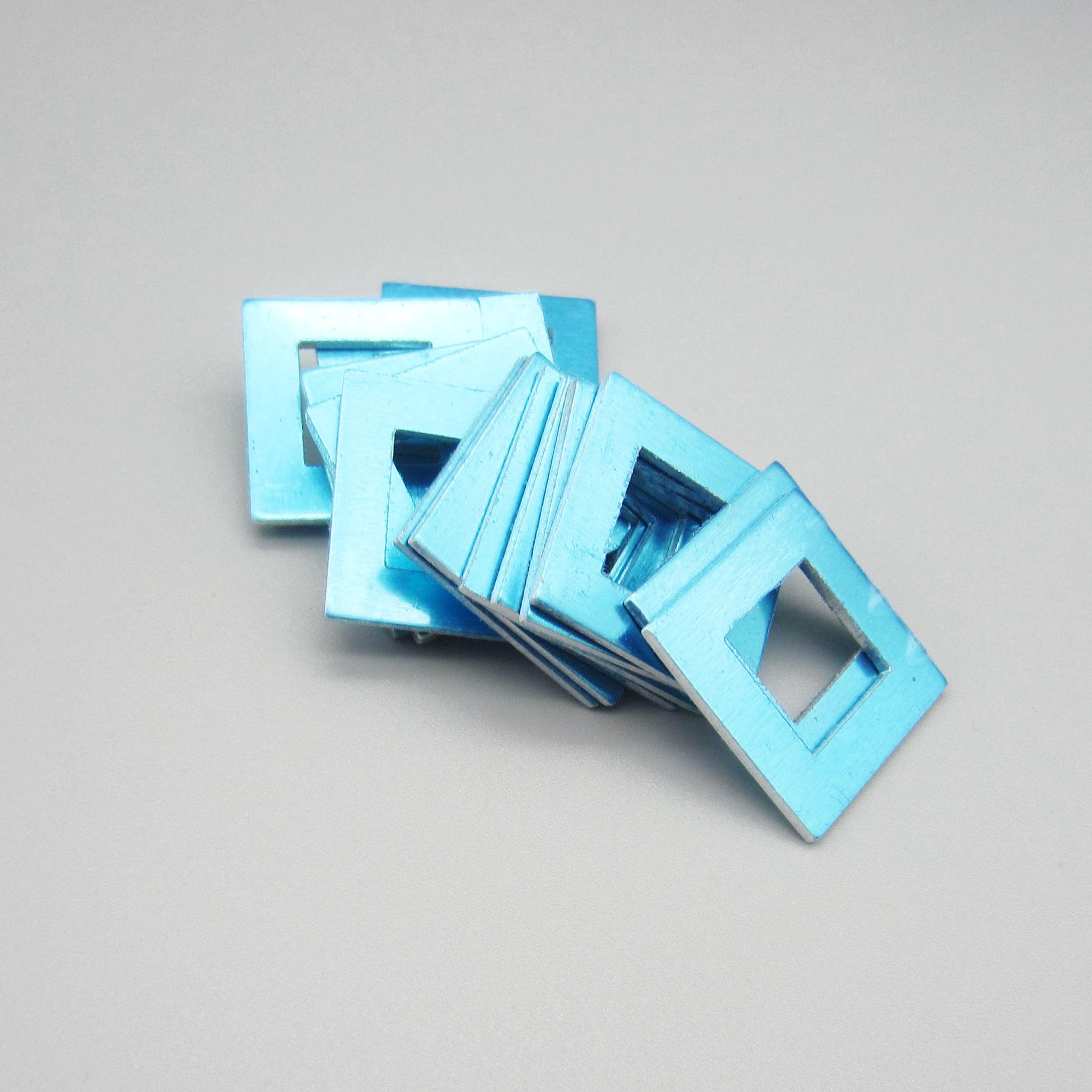 1"x1" Square Washer 18 Gauge Aluminum