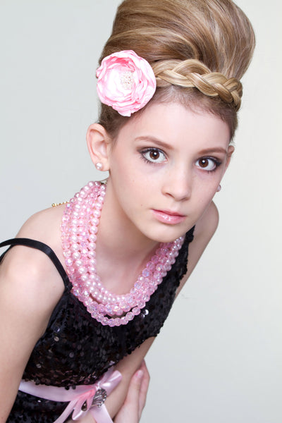 Satin Fabric Flower Hair Clip-Available in 35 Colors! - Hold It!