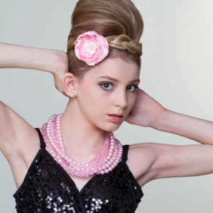 Satin Fabric Flower Hair Clip-Available in 35 Colors! - Hold It!