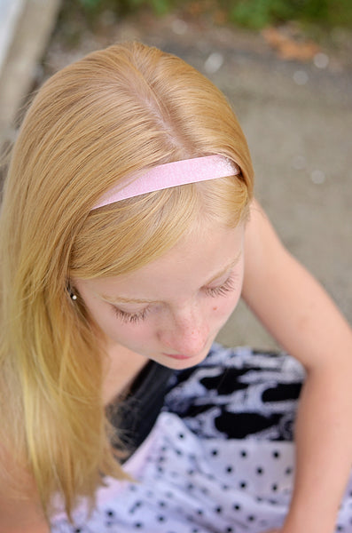 Glitter Frost Individual Adjustable Headband - 10 Colors to Choose From - Hold It!
